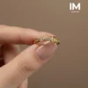 anillo eslabones centro zircon #03