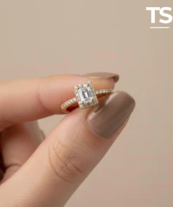 anillo zircon con diamante #06