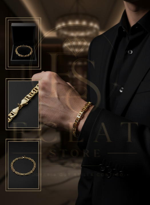pulsera de eslabones tipo ancla pulsera de eslabones tipo ancla