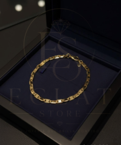 pulsera de eslabones tipo ancla plana