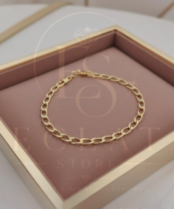 pulsera de eslabones ovalados simples