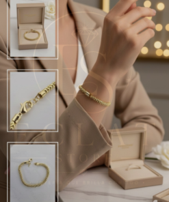 pulsera de textura granulada/bolitas