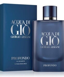 perfume acqua di gio profondo g. armani eau de parfum 100ml hombre