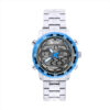 reloj g force al161 digital acero hombre plateado borde azul estuche.jpg